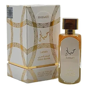 perfume lattafa hayaati gold elixir edp 100ml unisex arabe
